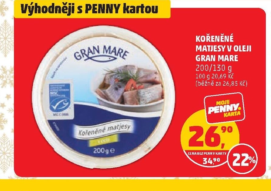 Kořeněné matjesy v oleji Gran Mare
