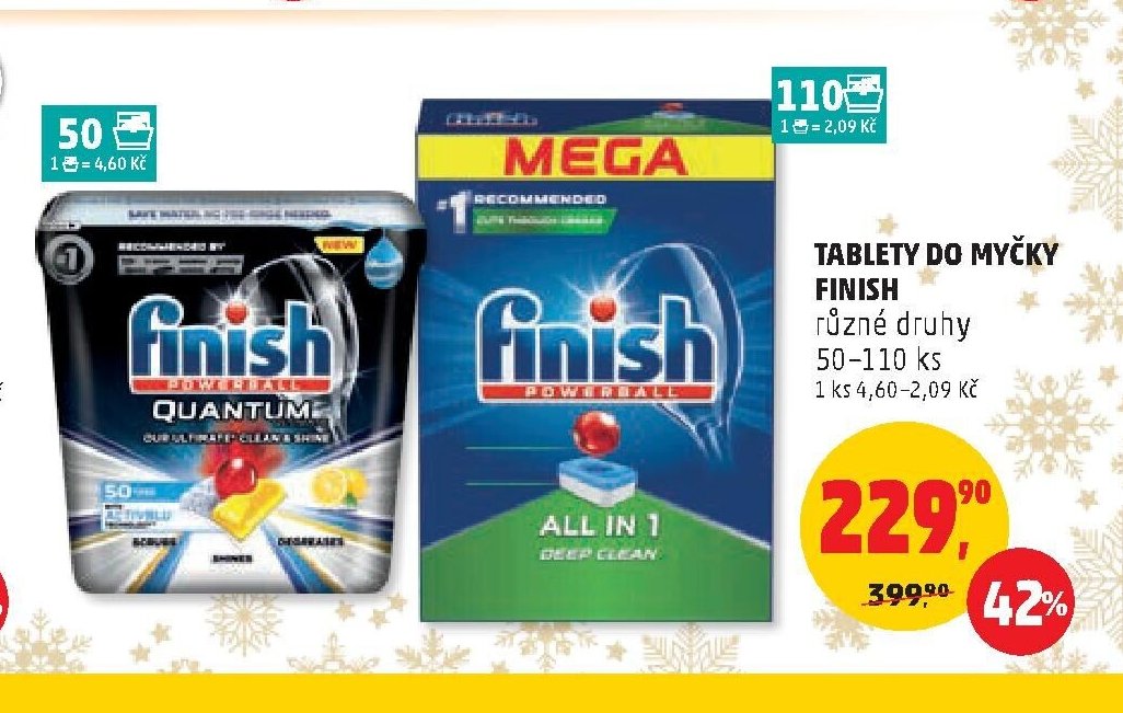 Tablety do myčky Finish