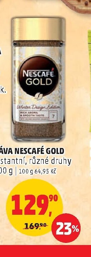 KÁVA NESCAFÉ GOLD