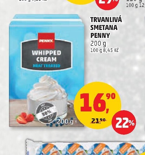 Trvanlivá smetana Penny