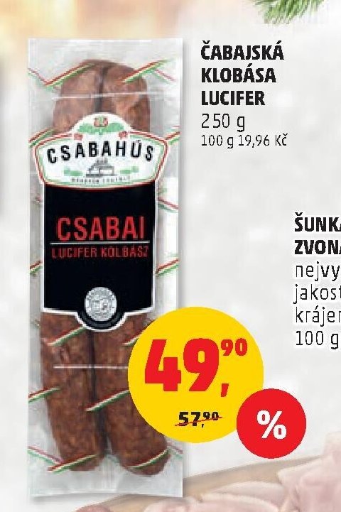 ČABAJSKÁ KLOBÁSA LUCIFER