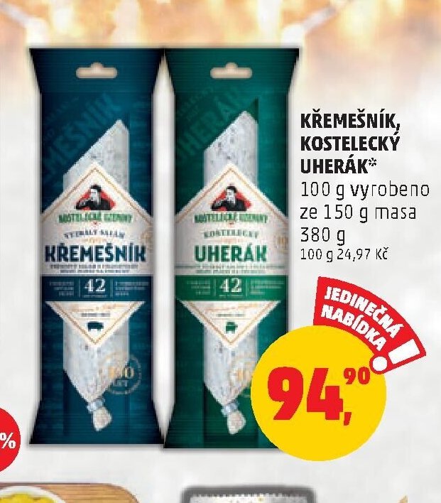 Kostelecké uzeniny Křemešník/Uherák