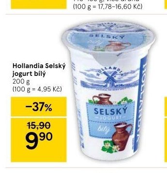 Hollandia Selský jogurt bílý 200 g