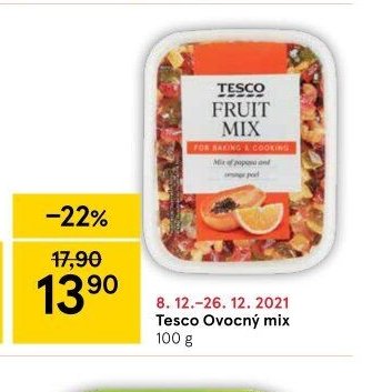 Tesco Ovocný mix
