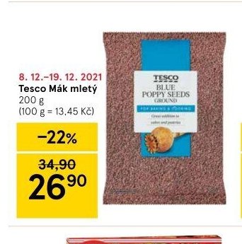 Tesco Mák mletý