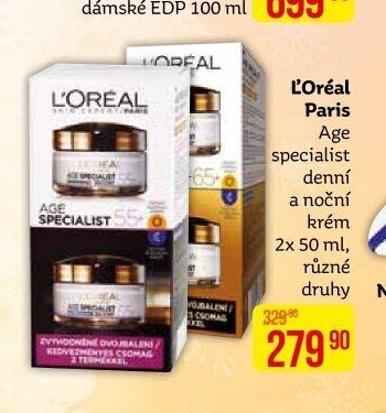 L'Oréal Paris Age specialist denní a noční krém 2x 50 ml, různé druhy