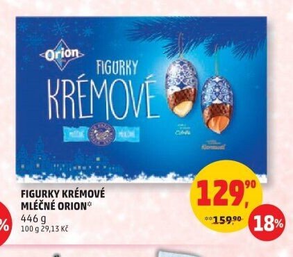 Figurky krémové mléčné Orion