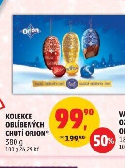 Kolekce oblíbených chutí Orion