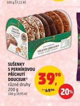 Sušenky s perníkovou příchutí Douceur
