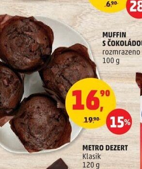 Muffin s čokoládou