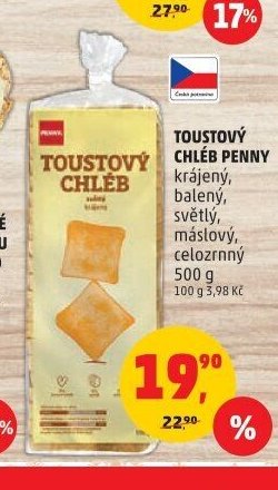 Toustový chléb Penny