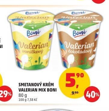 SMETANOVÝ KRÉM VALERIAN MIX BONI 80 g