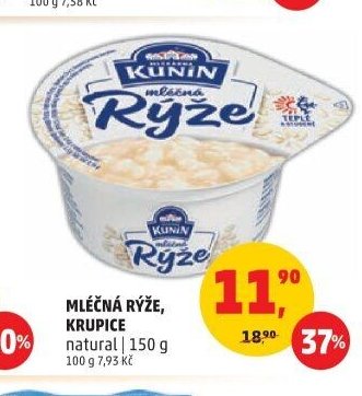 MLÉČNÁ RÝŽE, KRUPICE natural 150 g