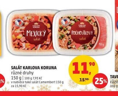 Salát Karlova Koruna různé druhy 150 g