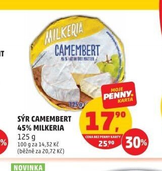 Sýr Camembert 45% Milkeria