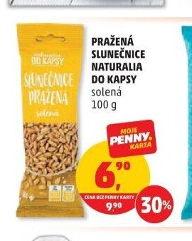 Pražená slunečnice Naturalia do kapsy
