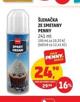 Šlehačka ze smetany Penny