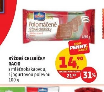 Rýžové chlebíčky Racio
