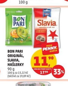 Bon Pari Originál, Slavia, Hašlerky