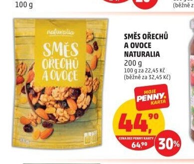 Směs ořechů a ovoce Naturalia