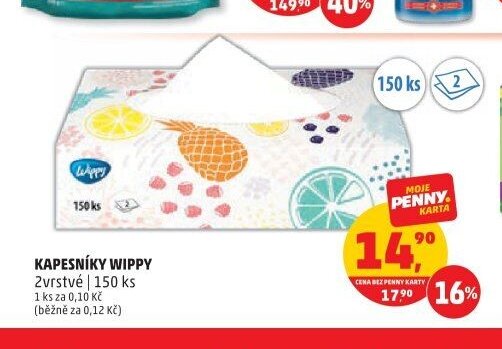 Kapesníky Wippy 150 ks