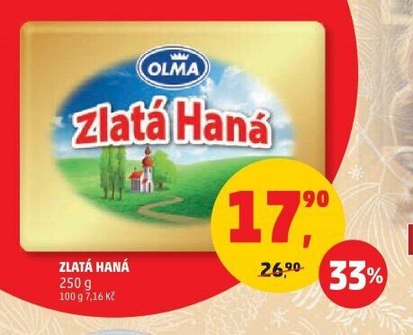 Zlatá Haná 250 g