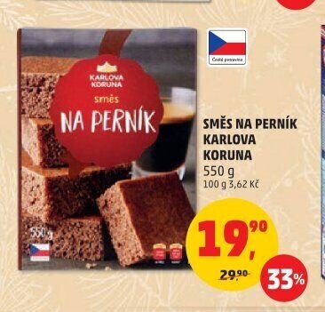 Směs na perník Karlova Koruna 550 g
