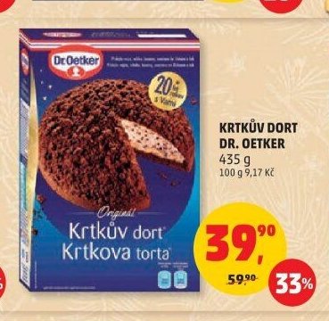 Krtkův dort Dr. Oetker 435 g