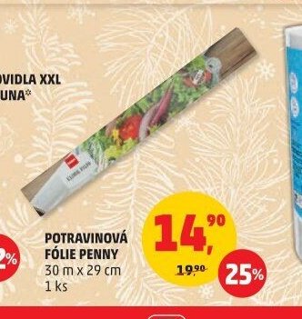 Potravinová fólie Penny 30 m x 29 cm