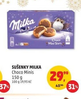 Sušenky Milka Choco Minis
