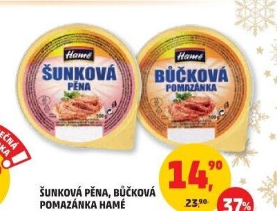 Šunková pěna, Bůčková pomazánka Hamé