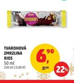 Tvarohová zmrzlina Rios