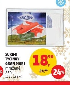 Surimi tyčinky Gran Mare
