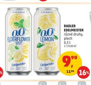 Radler Edelmeister různé druhy, plech