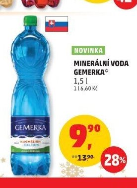 Minerální voda Gemerka