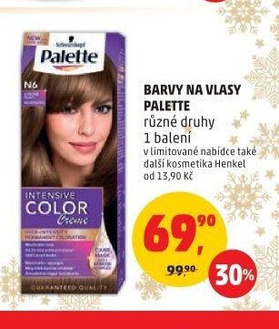 Barvy na vlasy Palette