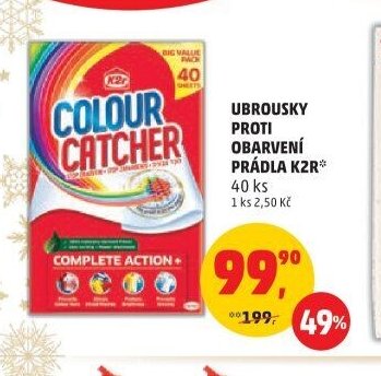 UBROUSKY PROTI OBARVENÍ PRÁDLA K2R