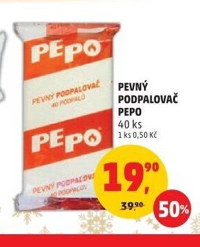 PEVNÝ PODPALOVAČ PEPO