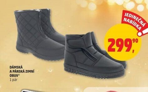 DÁMSKÁ A PÁNSKÁ ZIMNÍ OBUV