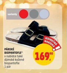 PÁNSKÉ BIOPANTOFLE