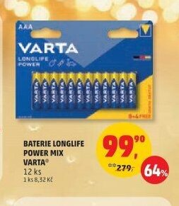 BATERIE LONGLIFE POWER MIX VARTA