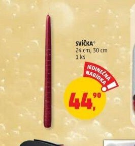 SVÍČKA 24 cm, 30 cm