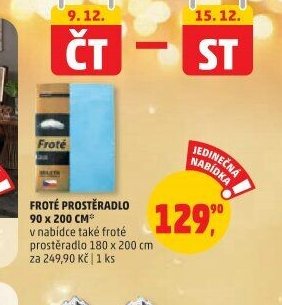 Froté prostěradlo