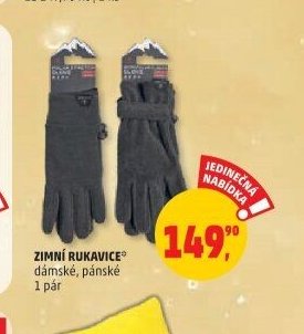 Zimní rukavice