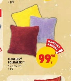 Flanelový polštářek