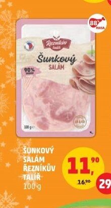 Šunkový salám Řezníkův talíř