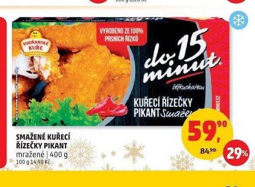 Smažené kuřecí řízečky pikant