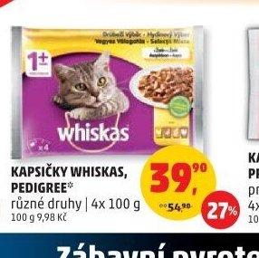 KAPSIČKY WHISKAS, PEDIGREE