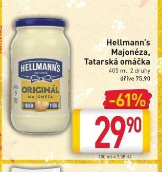 Hellmann's Majonéza, Tatarská omáčka