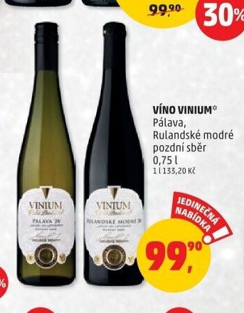 VÍNO VINIUM Pálava, Rulandské modré